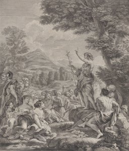 Saint John the Baptist preaching to a crowd, ca. 1729