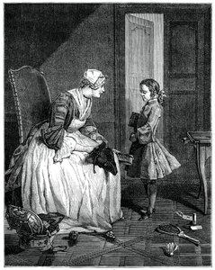 The Governess by Francois Bernard Lepicie