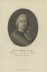 Portrait of Henri Masers de Latude by Francois Bonneville