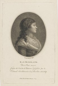 Portrait of Madame Roland, c. 1800 by Francois Bonneville