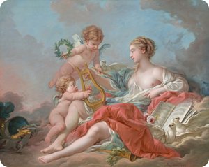 Allegory of Music by Francois Boucher