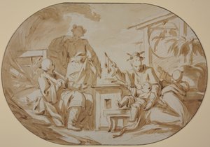 Chinese Family Scene by François Boucher