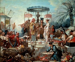 Chinese Wedding Scene at the Court of the Emperor of China by François Boucher