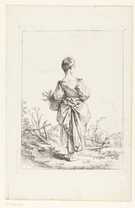Young Girl with a Basket by François Boucher