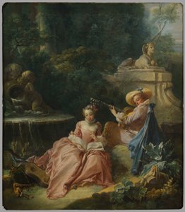 The Music Lesson by François Boucher
