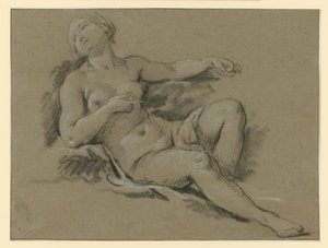 Reclining Female Nude by François Boucher