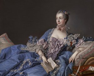 Madame de Pompadour (Jeanne-Antoinette Poisson; 1721-1764) by François Boucher
