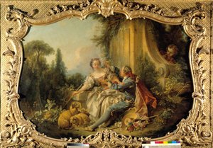 Pastoral Gallant Scene by François Boucher