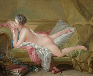 Resting Girl by François Boucher