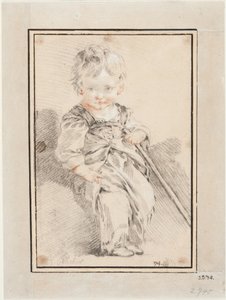 Seated Boy by François Boucher