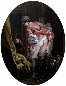 The Raised Skirt by François Boucher