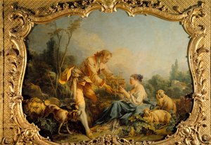 The Complacent Pastoral Scene by François Boucher