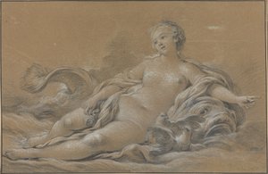 Venus Reclining on a Dolphin by François Boucher