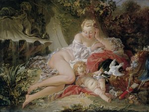 Venus and Cupid by François Boucher