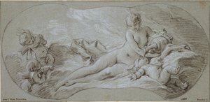 Venus Intoxicates Amor with Nectar by François Boucher
