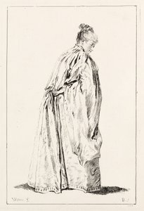 Woman Standing by François Boucher