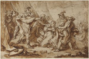 Women and Soldiers by François Boucher