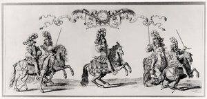 Carrousel for Louis XIV (1639-1715) c.1662 by Francois Chauveau