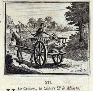 The Pig, the Goat and the Sheep by Francois Chauveau