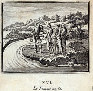 The Noyee Woman (Illustration by François Chauveau) by Francois Chauveau