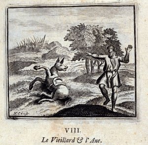 The Old Man and the Donkey (Illustration by François Chauveau)