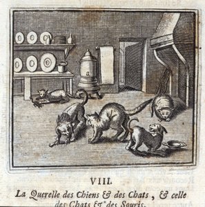 The Quarrel of Dogs and Cats, and that of Cats and Mice