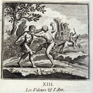 The Thieves and the Donkey (Illustration by François Chauveau)
