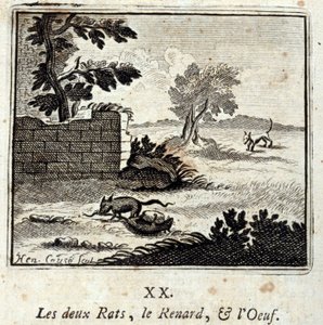 The Two Rats, the Fox, and the Egg (Illustration by François Chauveau)