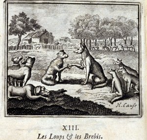 Wolves and Sheep by Francois Chauveau