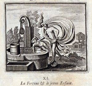 Fortune and the Young Child (Illustration by François Chauveau) by Francois Chauveau