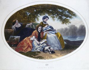The Pleasures of Summer by Francois Claudius after Compte Calix