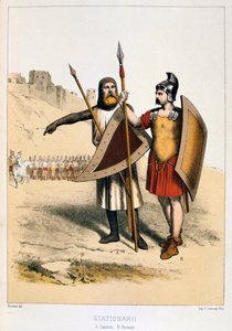 Stationarii, a Gaul and a Roman