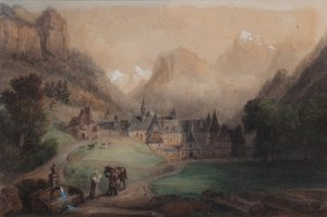 La Grande Chartreuse by Francois Edme Ricois