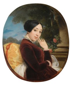 Portrait of the Singer and Composer Pauline Viardot by Francois Edouard Picot