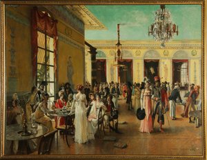 Cafe Frascati, a Scene in the Time of Napoleon