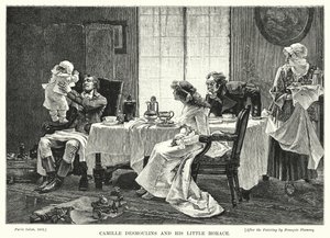 Camille Desmoulins and His Little Horace by Francois Flameng