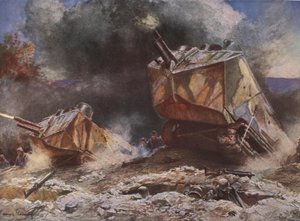 First World War Battlefield Scene