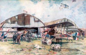 French Fighter Squadron Aerodrome