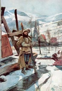 Standing Guard near Metzeral, Alsace, January 1916, 1926