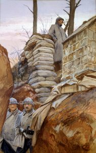 The Mont Renault lookout (April 1918)