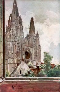The Ruins of Saint Jean des Vignes Abbey, Soissons, France, 17 May 1915, 1926 by Francois Flameng