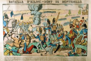 Battle of Essling - Death of Montebello, 21 May 1809, c1835 by Francois Georgin