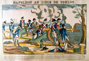 Napoleon at the Siege of Toulon by Francois Georgin