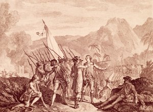 The French capture of Tobago by Francois Godefroy