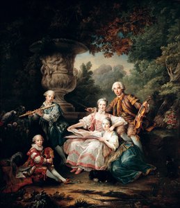 Louis du Bouchet (1645-1716) Marquis de Sourches and his Family, 1750