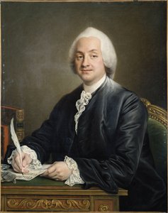 Portrait of Denis Paul Le Pot de la Fontaine by Francois Hubert Drouais