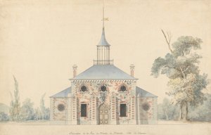 An Elevation for the Projected Mill at Méreville by Francois Joseph Belanger