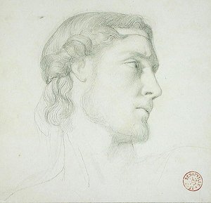 Head Study by Francois Leon Benouville