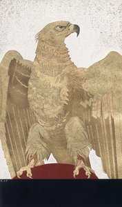 An imperial eagle by Francois Louis Schmied