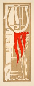 Graphic illustration from Prometheus Bound by Aeschylus, pub. 1941